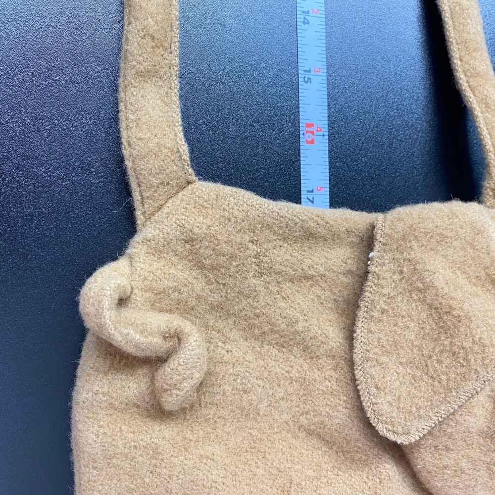 Pursonal Beastie Womens Shoulder Bag OS Tan Vintage 1974 Dog Novelty Queevil - Picture 9 of 15